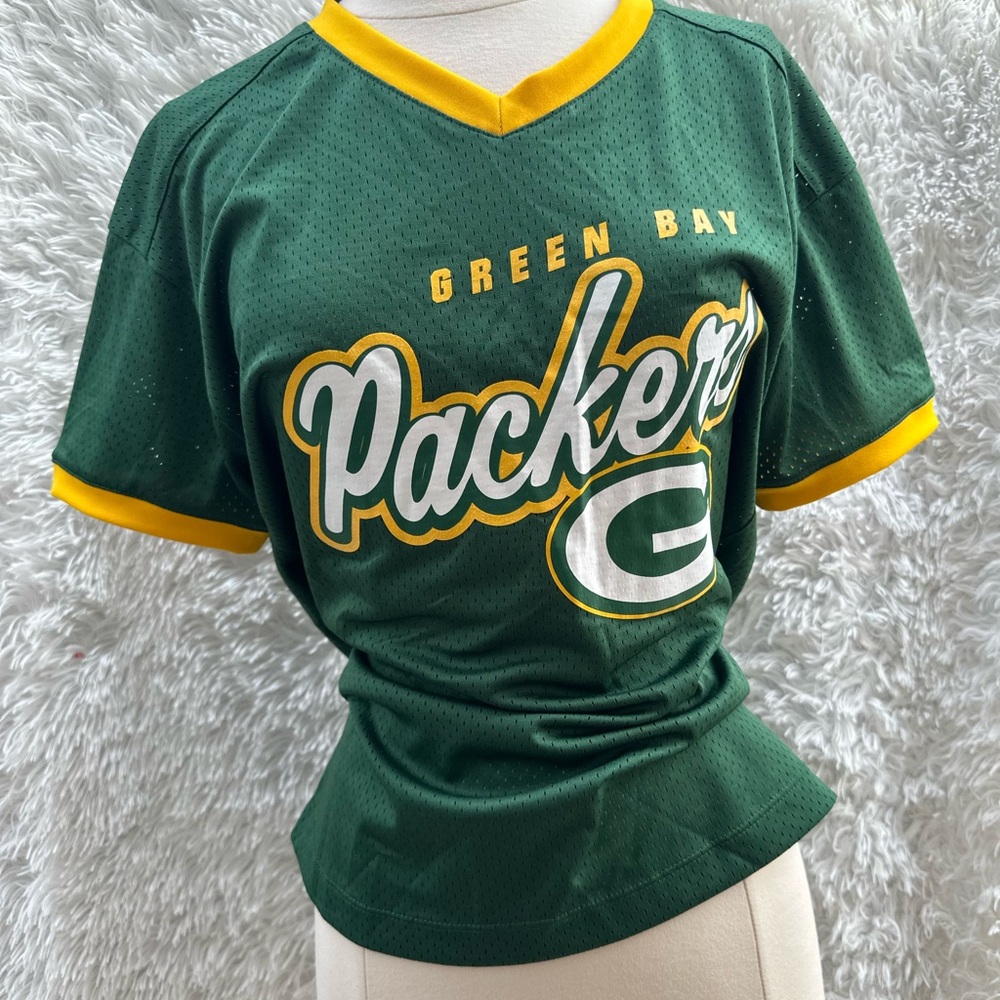 Green Bay Packers Girls Jersey - Green and Yellow